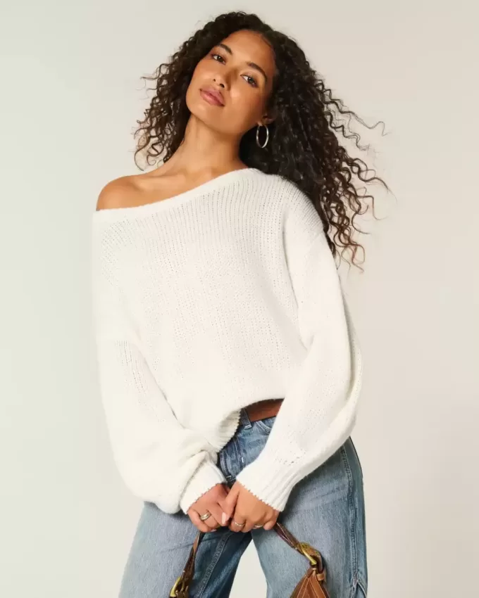 Slouchy Off-the-Shoulder Sweater Slouchy Off-the-Shoulder Sweater