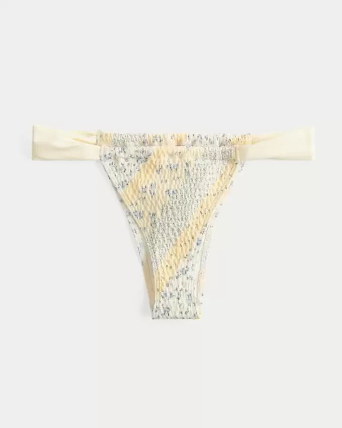 Smocked High-Leg Cheekiest Bikini Bottom Smocked High-Leg Cheekiest Bikini Bottom