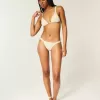 Smocked Over-the-Shoulder Triangle Bikini Top Smocked Over-the-Shoulder Triangle Bikini Top