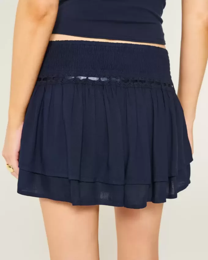 Smocked Tiered Mini Skort Smocked Tiered Mini Skort