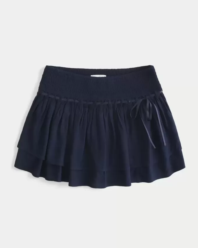 Smocked Tiered Mini Skort Smocked Tiered Mini Skort