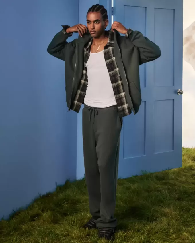 Snake Graphic Baggy Sweatpants