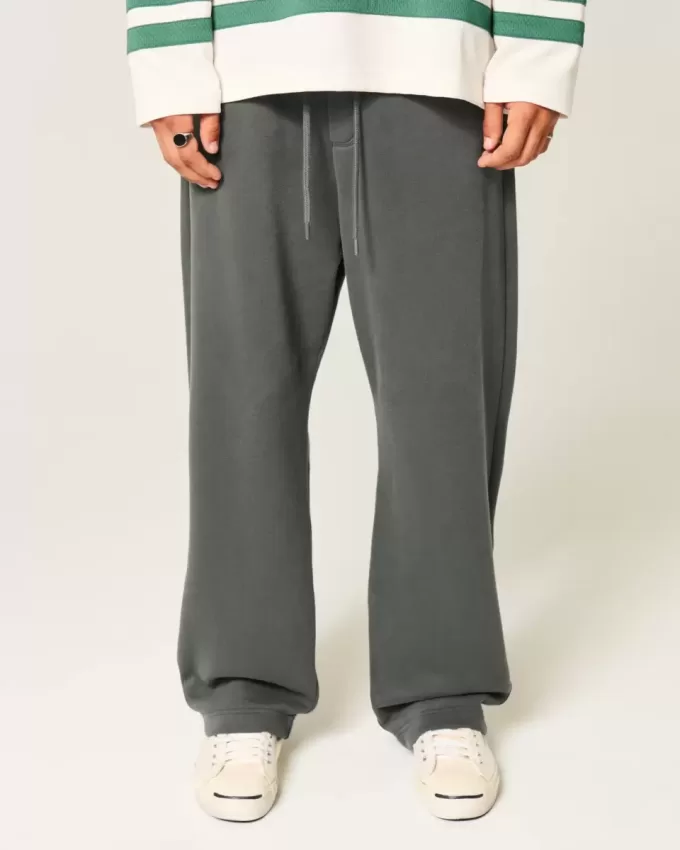 Snake Graphic Baggy Sweatpants