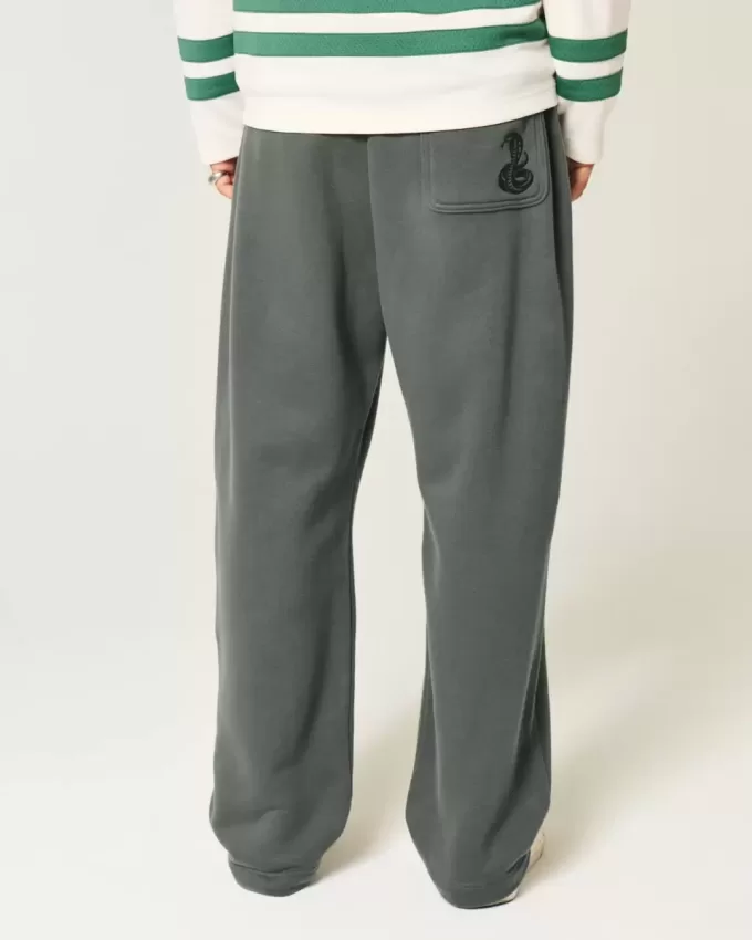 Snake Graphic Baggy Sweatpants