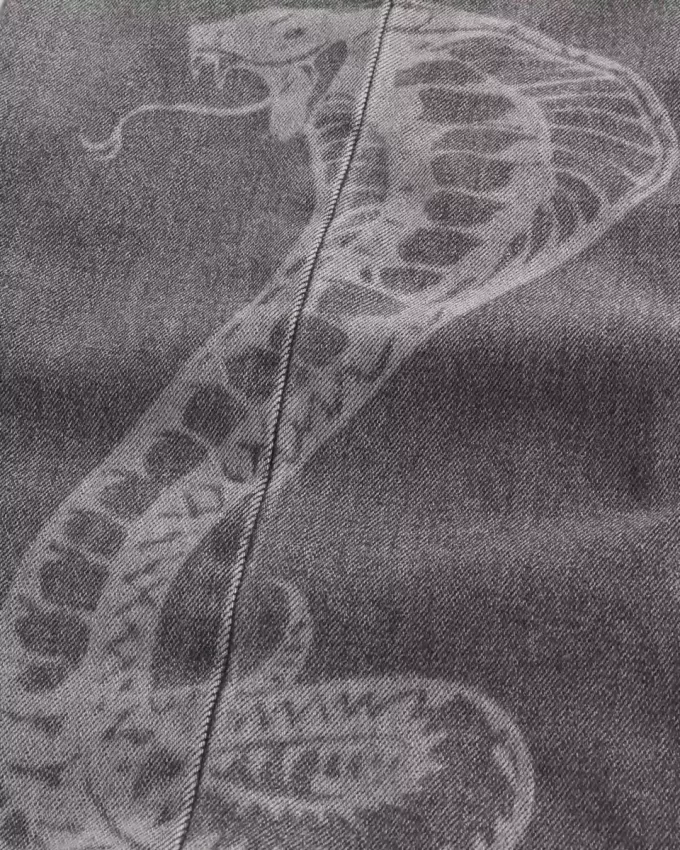 Snake Graphic Super Baggy Jeans Snake Graphic Super Baggy Jeans