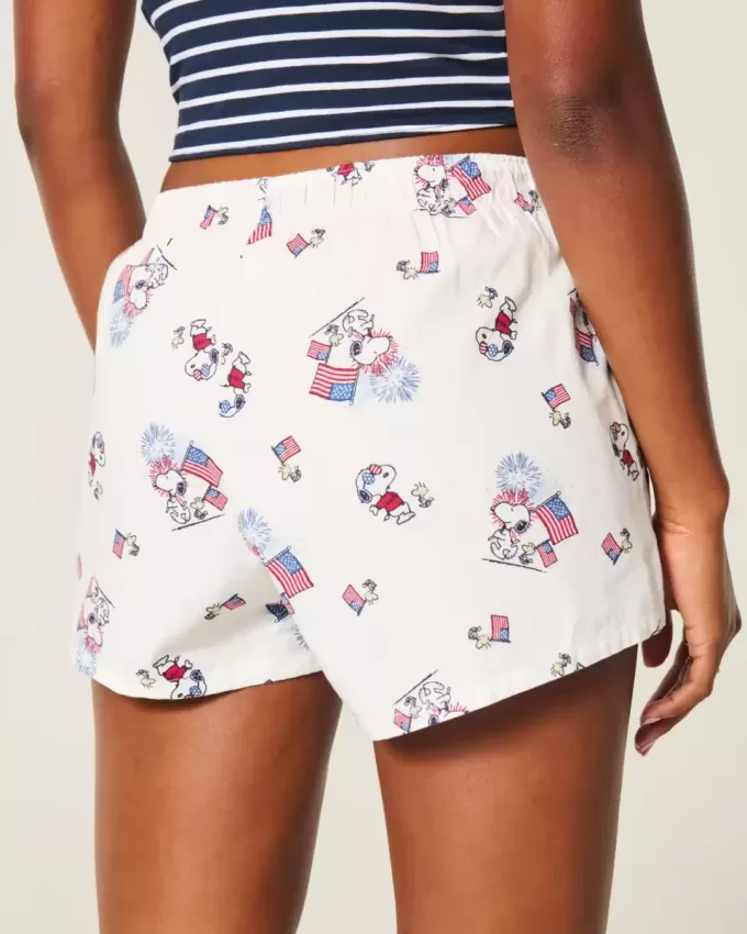 Snoopy Graphic Boxer Shorts Snoopy Graphic Boxer Shorts