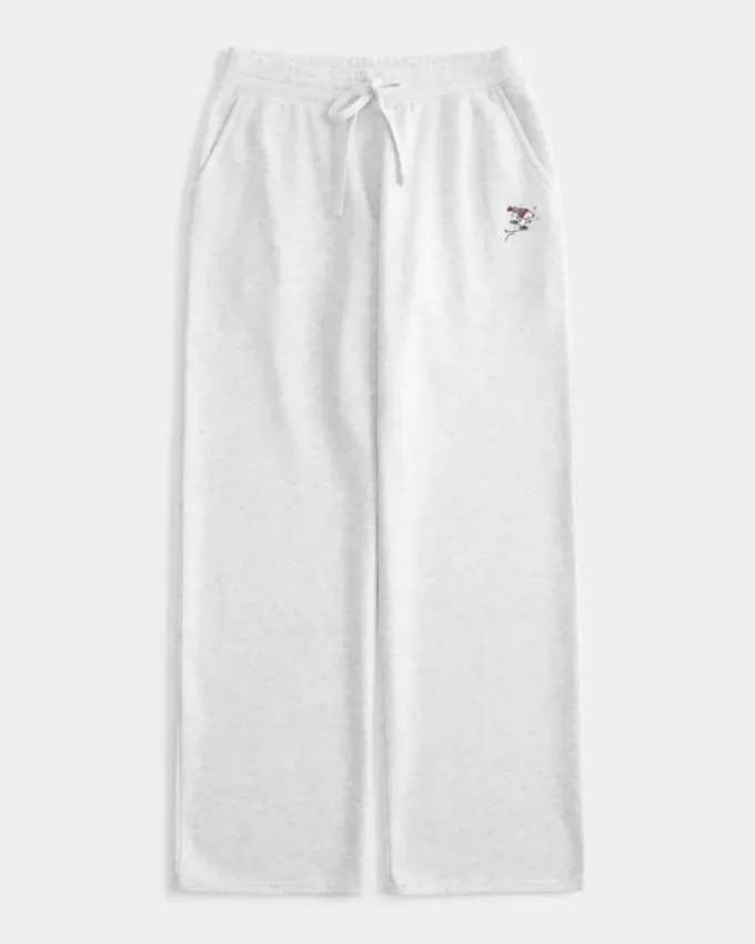 Snoopy Graphic Straight Sweatpants