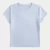 Soft Stretch Seamless Fabric Crew Baby Tee Soft Stretch Seamless Fabric Crew Baby Tee
