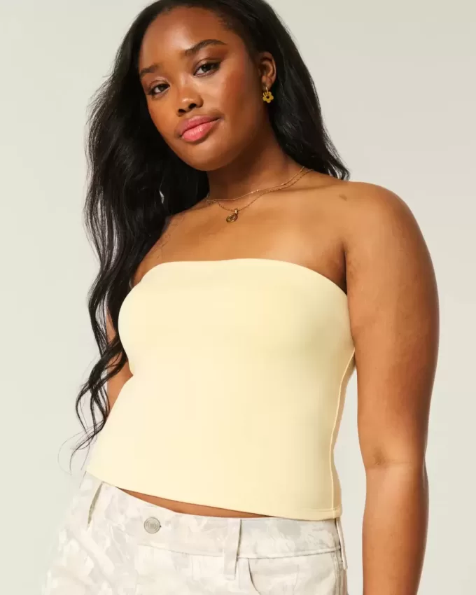 Soft Stretch Seamless Fabric Tube Top Soft Stretch Seamless Fabric Tube Top