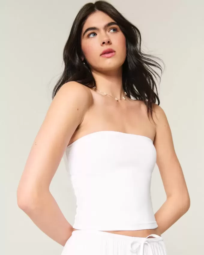 Soft Stretch Seamless Fabric Tube Top