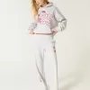 Sporty Graphic Wide-Leg Sweatpants Sporty Graphic Wide-Leg Sweatpants