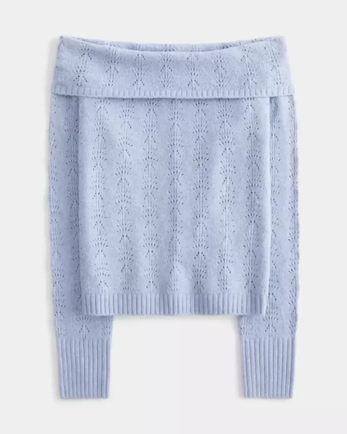 Stitchy Off-the-Shoulder Sweater Stitchy Off-the-Shoulder Sweater