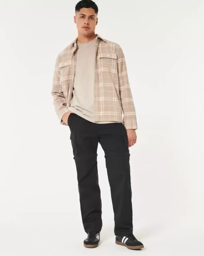 Straight Zip-Off Cargo Pants Straight Zip-Off Cargo Pants