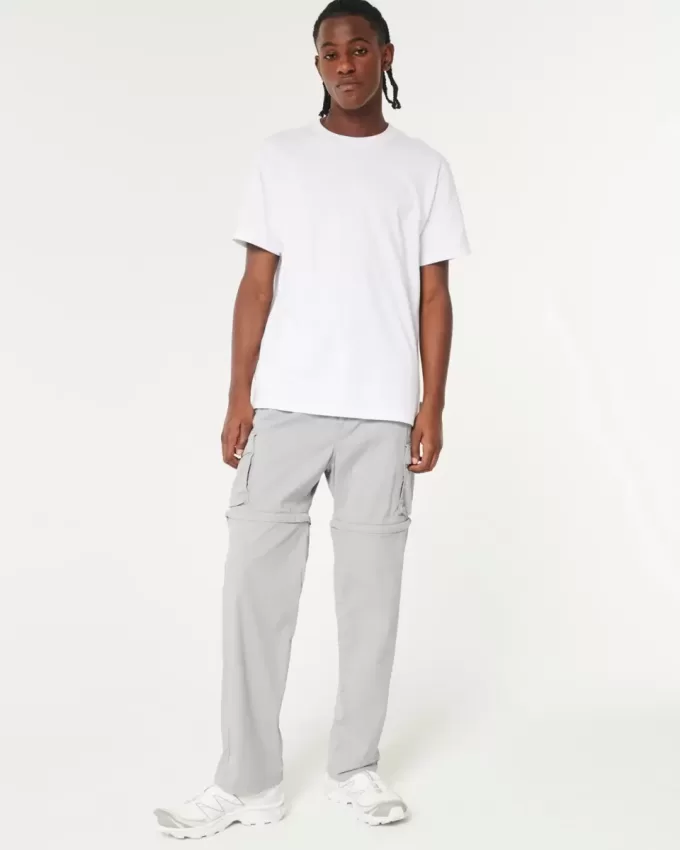 Straight Zip-Off Cargo Pants Straight Zip-Off Cargo Pants