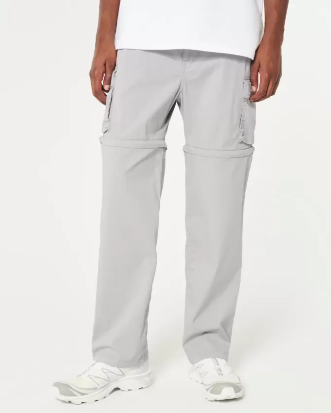 Straight Zip-Off Cargo Pants Straight Zip-Off Cargo Pants
