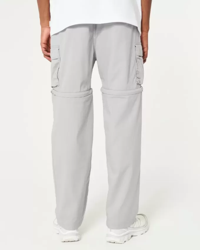 Straight Zip-Off Cargo Pants Straight Zip-Off Cargo Pants