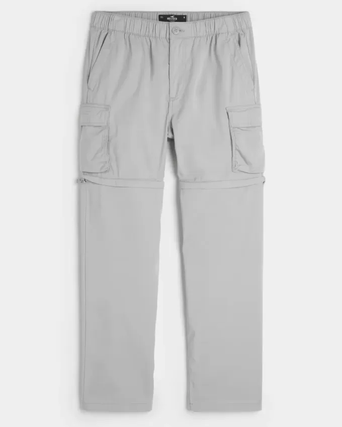 Straight Zip-Off Cargo Pants Straight Zip-Off Cargo Pants