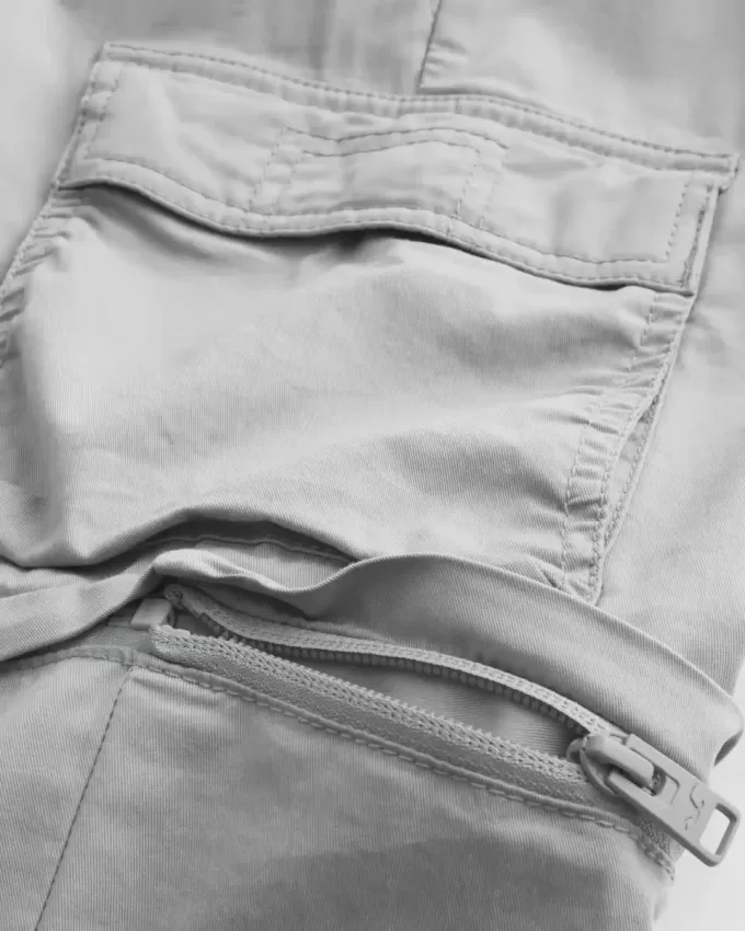 Straight Zip-Off Cargo Pants Straight Zip-Off Cargo Pants