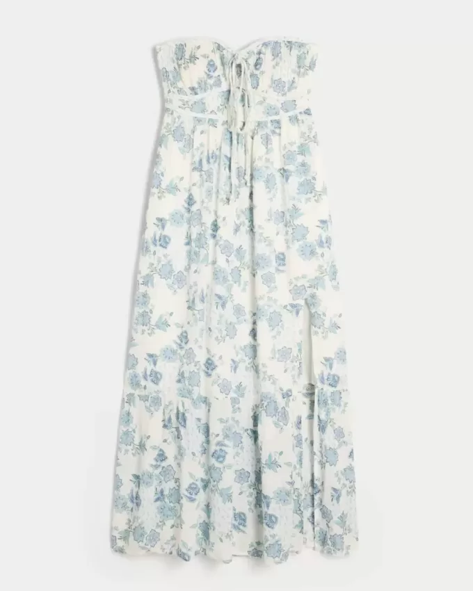 Strapless Braided Maxi Dress Strapless Braided Maxi Dress