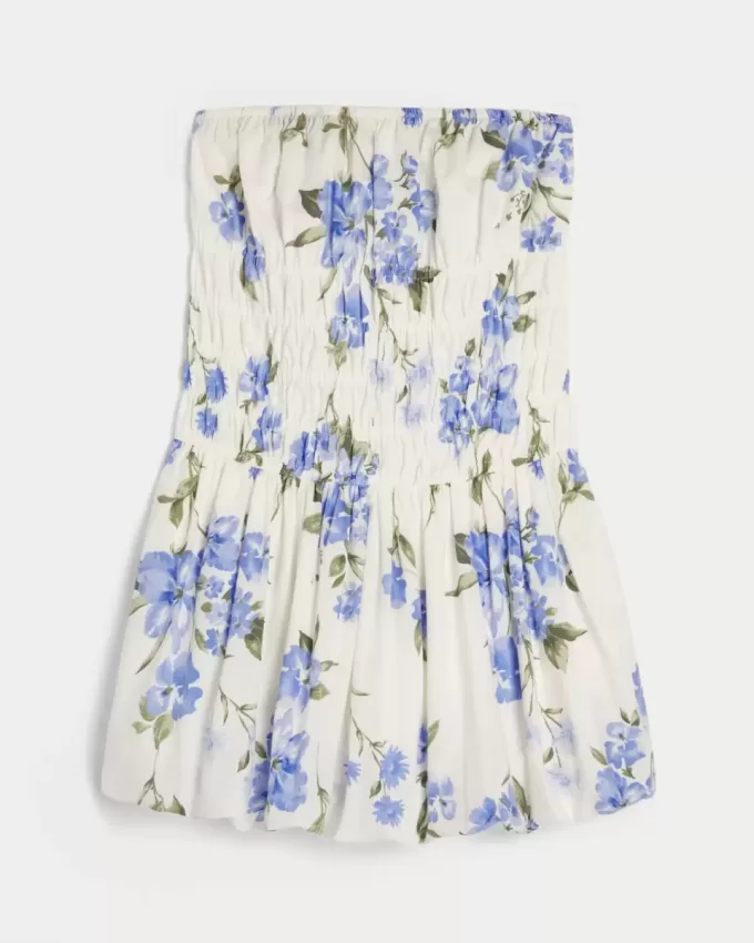 Strapless Bubble Mini Dress Strapless Bubble Mini Dress