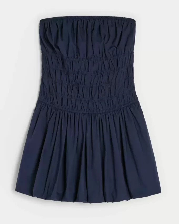 Strapless Bubble Mini Dress Strapless Bubble Mini Dress