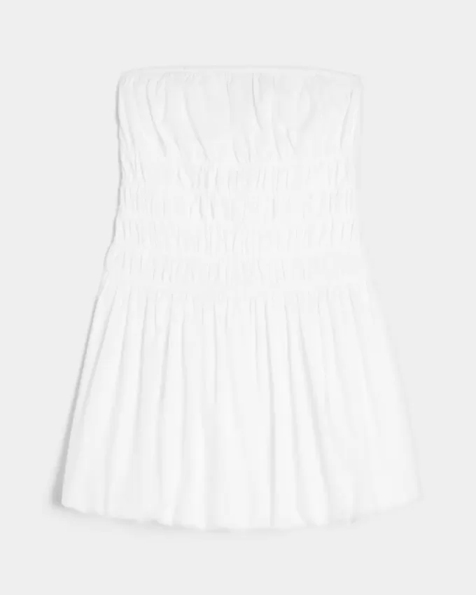 Strapless Bubble Mini Dress Strapless Bubble Mini Dress