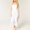 Strapless Embroidered Maxi Dress Strapless Embroidered Maxi Dress