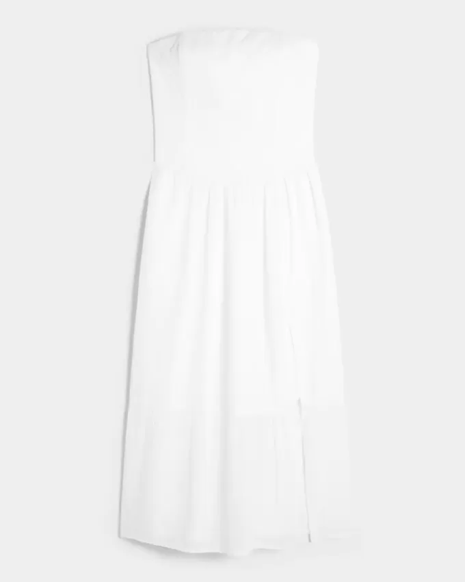 Strapless Embroidered Maxi Dress Strapless Embroidered Maxi Dress