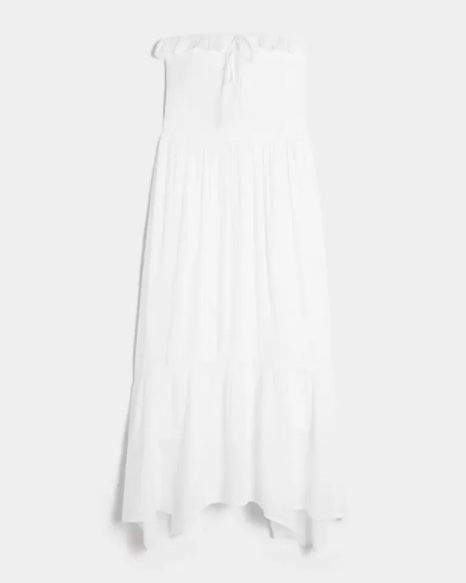 Strapless Smocked Maxi Dress Strapless Smocked Maxi Dress