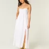Strapless Twist Bust Maxi Dress Strapless Twist Bust Maxi Dress