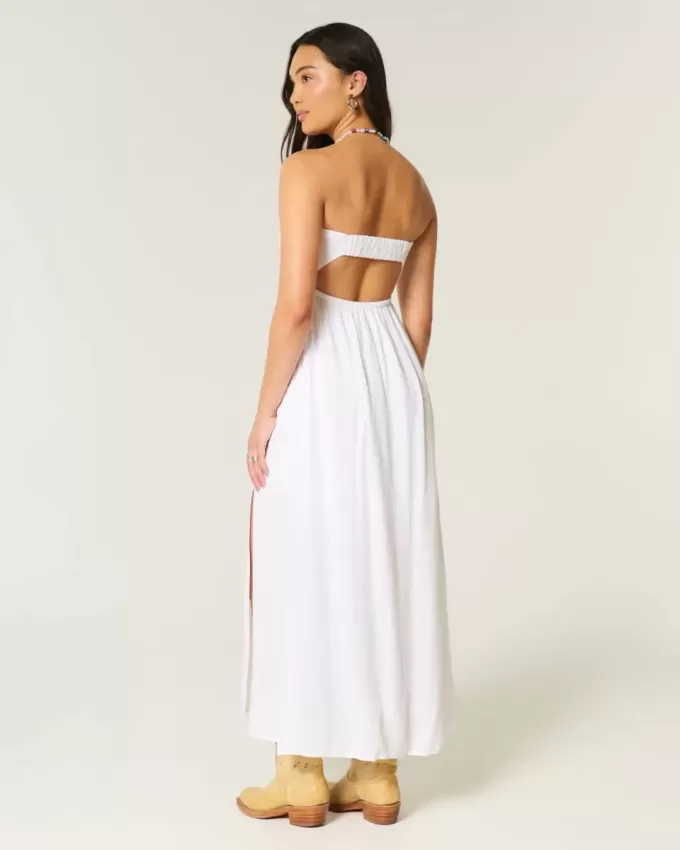 Strapless Twist Bust Maxi Dress Strapless Twist Bust Maxi Dress
