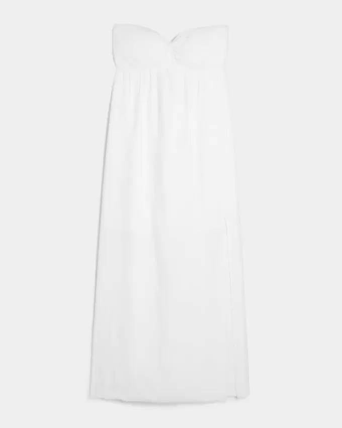 Strapless Twist Bust Maxi Dress Strapless Twist Bust Maxi Dress