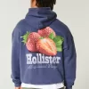 Strawberry Logo Graphic Hoodie Strawberry Logo Graphic Hoodie