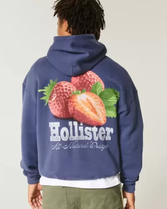 Strawberry Logo Graphic Hoodie
