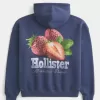 Strawberry Logo Graphic Hoodie Strawberry Logo Graphic Hoodie
