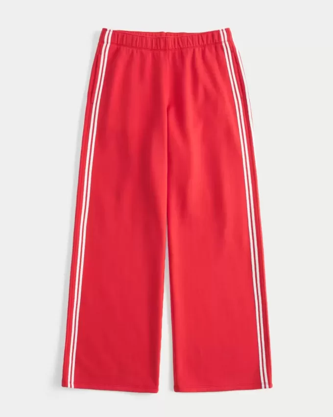 Striped Wide-Leg Sweatpants Striped Wide-Leg Sweatpants