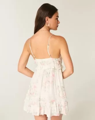 Studded Ruffle Mini Dress Studded Ruffle Mini Dress