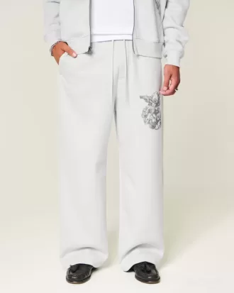 Super Baggy Angel Graphic Sweatpants