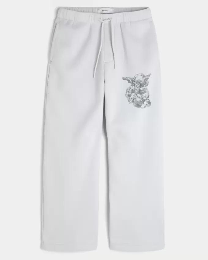 Super Baggy Angel Graphic Sweatpants Super Baggy Angel Graphic Sweatpants