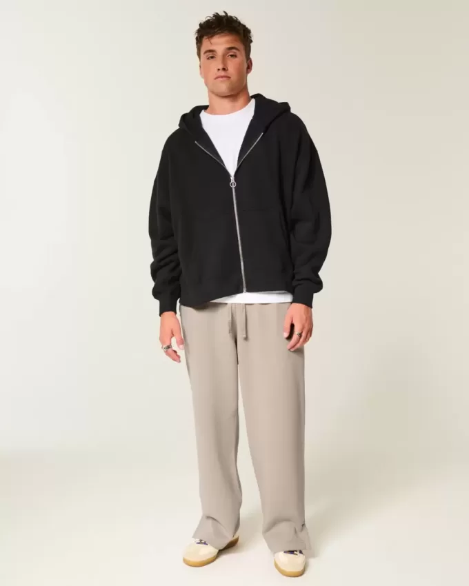 Super Baggy Y2K Split Hem Sweatpants Super Baggy Y2K Split Hem Sweatpants