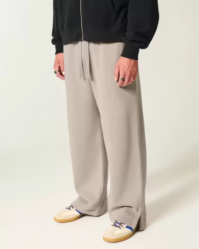 Super Baggy Y2K Split Hem Sweatpants Super Baggy Y2K Split Hem Sweatpants