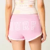 Surf Graphic Fleece Shortie Shorts Surf Graphic Fleece Shortie Shorts