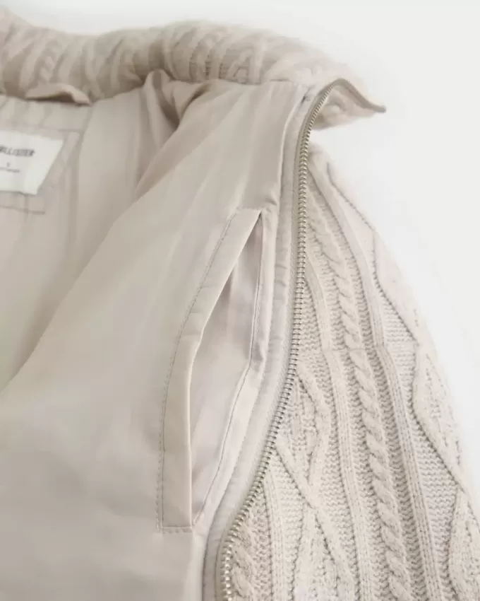 Sweater-Knit Mini Puffer Jacket Sweater-Knit Mini Puffer Jacket