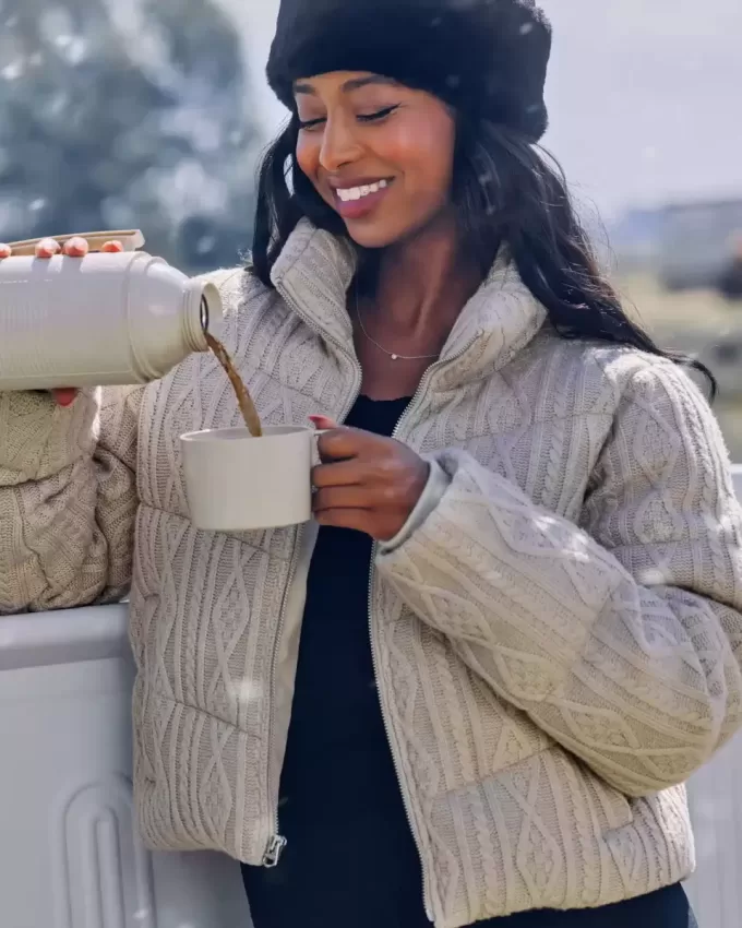 Sweater-Knit Mini Puffer Jacket Sweater-Knit Mini Puffer Jacket