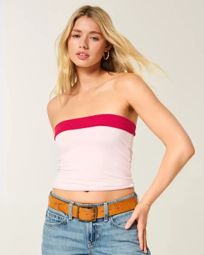 Taylor Seamless Fabric Reversible Tube Top