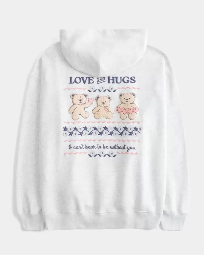 Teddy Bear Graphic Hoodie