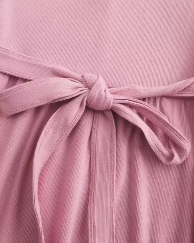 Tie-Back Henley Babydoll Top Tie-Back Henley Babydoll Top