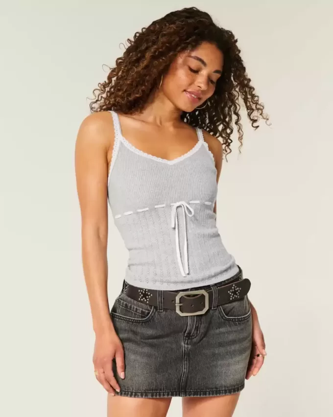 Tie-Front Sweater Tank Tie-Front Sweater Tank