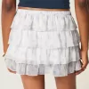 Tiered Chiffon Mini Skort Tiered Chiffon Mini Skort