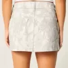 Twill Camo Mini Skirt
